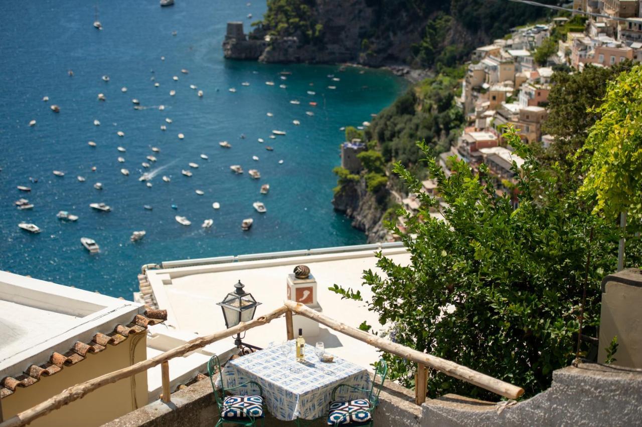 Aria Di Mare,Near Elevator, Few Steps, Parking, Garden Leilighet Positano Eksteriør bilde